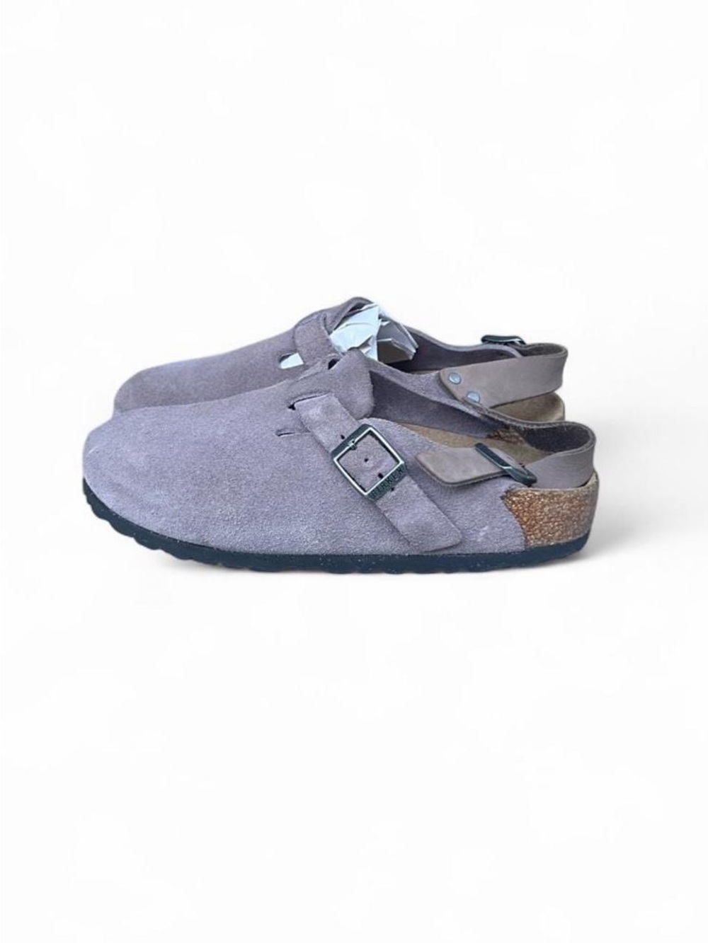 Birkenstock Tokio Faded Purple Suede Clogs EU 37 Women’s 6 Narrow - Picture 4 of 8